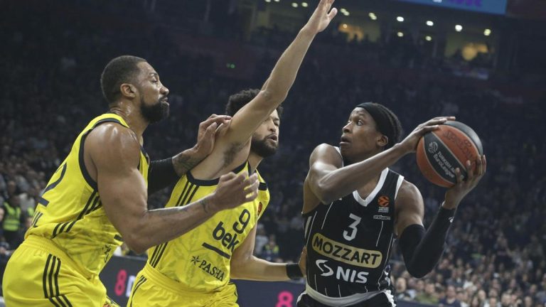 F.Bahçe Beko, Partizana’ya deplasmanda mağlup oldu.