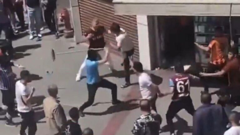 Gaziantep’te final maçı öncesi taraftarlar arasında tartışma çıktı