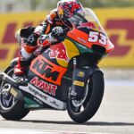 Moto2’de yarışan Deniz Öncü, yarışı tamamlayamadı