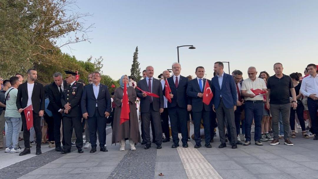 Çanakkaleli 30 Ağustos için Zafer 2. Günü yürüdü