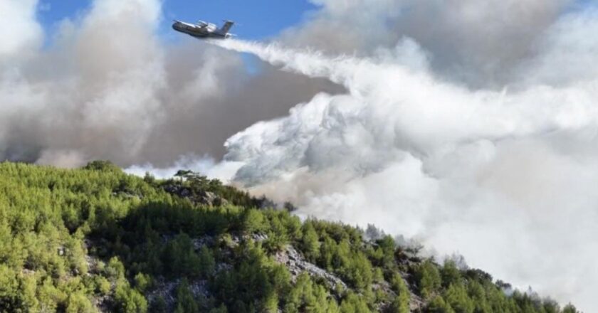 Köyceğiz’deki orman yangınına müdahale sürüyor