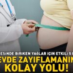 EVDE ZAYIFLAMANIN KOLAY YOLU! Bel bölgesinde biriken yağlar için etkili 5 hareket!