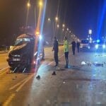 Otomobil takla atıp, karşı şeride savruldu: 1 ölü, 3 yaralı