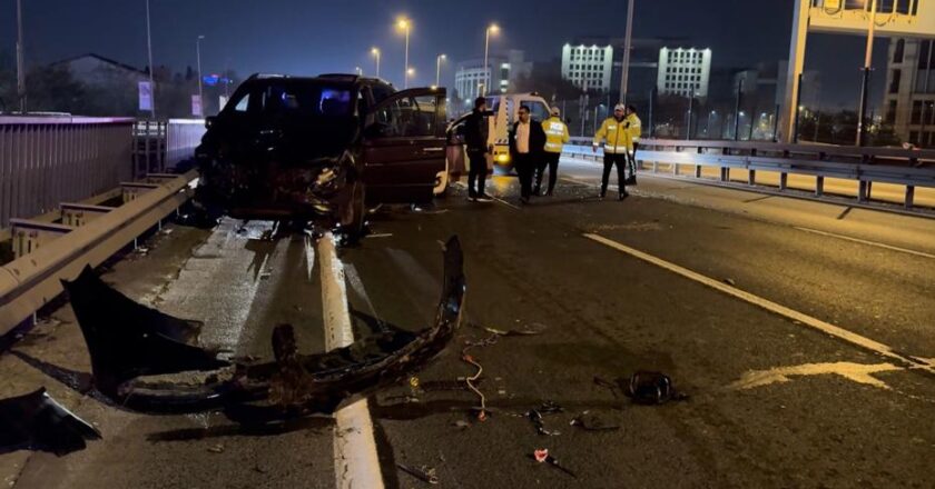 Şişli’de zincirleme trafik kazası: 2 yaralıdan biri ağır!